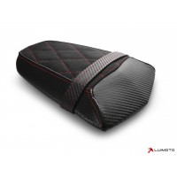 LUIMOTO (Diamond Sport) Passenger Seat Covers for the Triumph DAYTONA 765 / 675 (13-18) & STREET TRIPLE Rx (15-16) LUIMOTO (Diamond Sport) Passenger Seat Covers for the Triumph DAYTONA 765 / 675 (13-18) & STREET TRIPLE Rx (15-16)